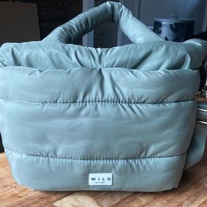 Wilo sageGreen Puffer Bag/ crossbody